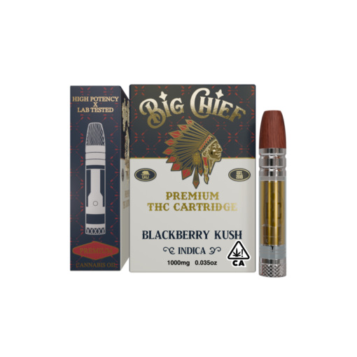 BIG CHIEF BLACKBERRY KUSH 1G THC CART