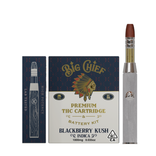 BIG CHIEF BLACKBERRY KUSH 1G THC CART