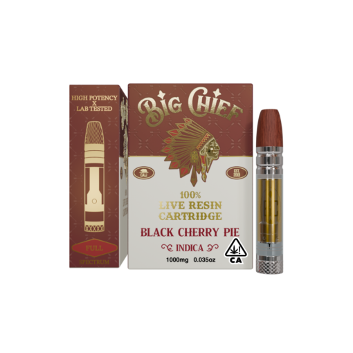 BIG CHIEF BLACK CHERRY PIE 1G LIVE RESIN CART