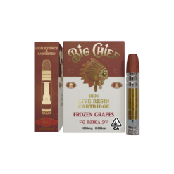 BIG CHIEF FROZEN GRAPES 1G LIVE RESIN CART