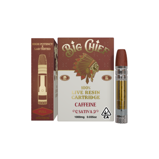 BIG CHIEF CAFFEINE 1G LIVE RESIN CART