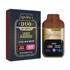 BIG CHIEF DUO ALL IN ONE FROZEN CHERRIES x RASPBERRY PARFAIT 2G DISPOSABLE