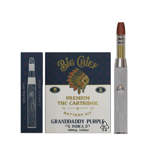 BIG CHIEF GRANDDADDY PURPLE 1G THC CART