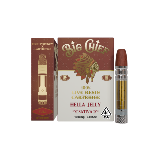 BIG CHIEF HELLA JELLY 1G LIVE RESIN CART