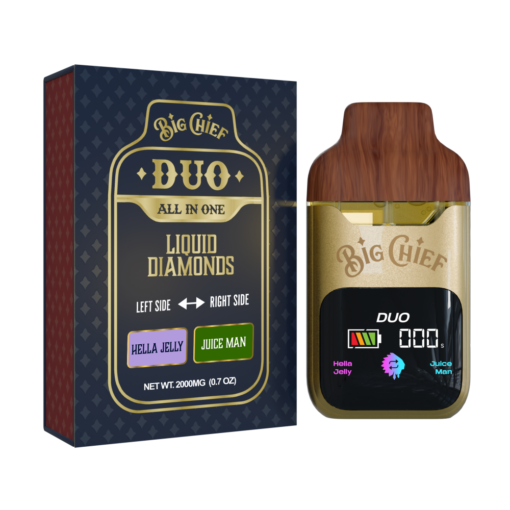 BIG CHIEF DUO ALL IN ONE HELLA JELLY x JUICE MAN 2G DISPOSABLE
