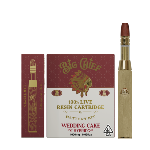BIG CHIEF WEDDING CAKE 1G LIVE RESIN CART