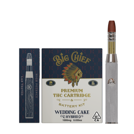BIG CHIEF WEDDING CAKE 1G THC CART