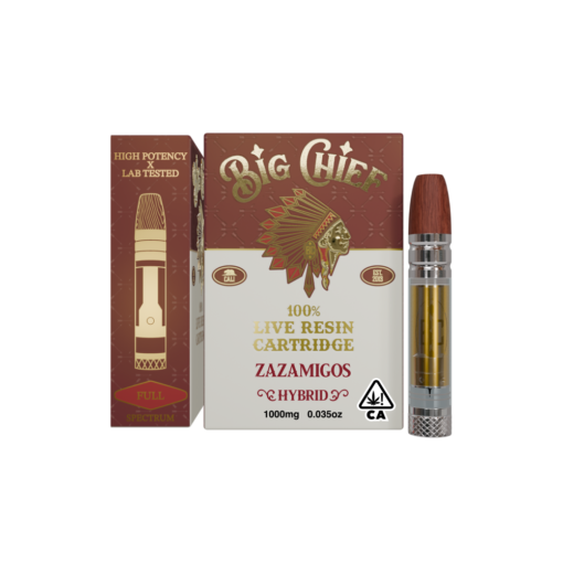 BIG CHIEF ZAZAMIGOS 1G LIVE RESIN CART