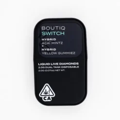 BOUTIQ SWITCH V2 ACAI MINTZ (HYBRID) X YELLOW GUMMIEZ (SATIVA)