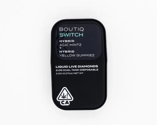 BOUTIQ SWITCH V2 ACAI MINTZ (HYBRID) X YELLOW GUMMIEZ (SATIVA)