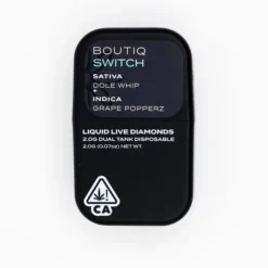 BOUTIQ SWITCH V2 DOLE WHIP (HYBRID) X GRAPE POPPERZ (SATIVA)