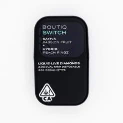 BOUTIQ SWITCH V2 PASSION FRUIT (SATIVA) X PEACH RINGZ (SATIVA)
