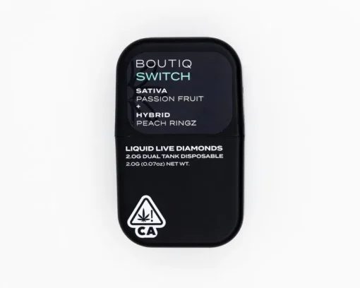 BOUTIQ SWITCH V2 PASSION FRUIT (SATIVA) X PEACH RINGZ (SATIVA)