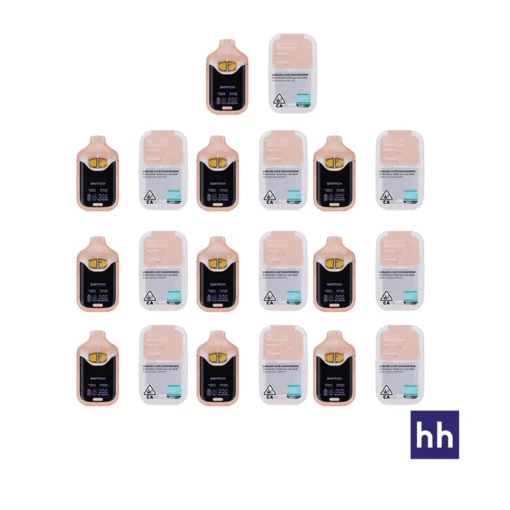BOUTIQ SWITCH V4 THCA PURPLE PEEPS (SATIVA) x ORANGE TIC TACS (HYBRID)