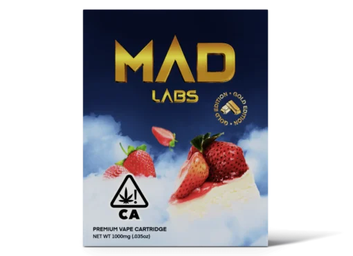 MAD LABS STRAWBERRY CHEESECAKE 1G GOLD EDITION CARTRIDGE