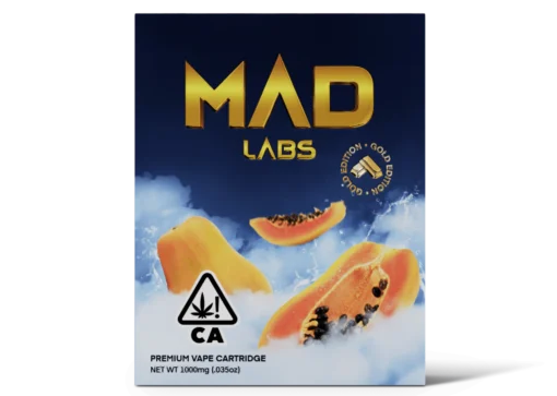 MAD LABS PAPAYA PUNCH 1G GOLD EDITION CARTRIDGE