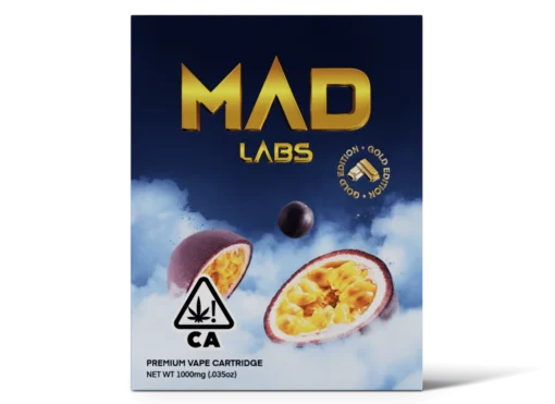 MAD LABS PASSION FRUIT 1G GOLD EDITION CARTRIDGE