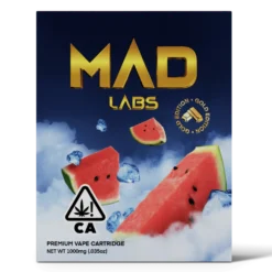MAD LABS WATERMELON ICE 1G GOLD EDITION CARTRIDGE