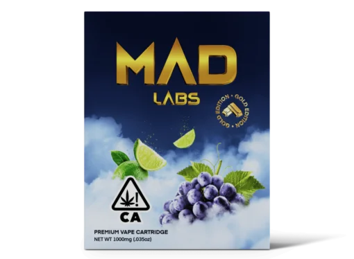 MAD LABS GRAPE LIMEADE 1G GOLD EDITION CARTRIDGE