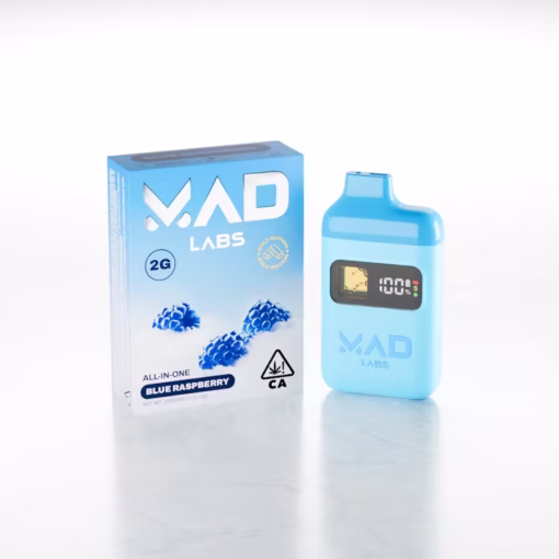 MAD LABS ALL IN ONE BLUE RASPBERRY 2G GOLD EDITION DISPOSABLE