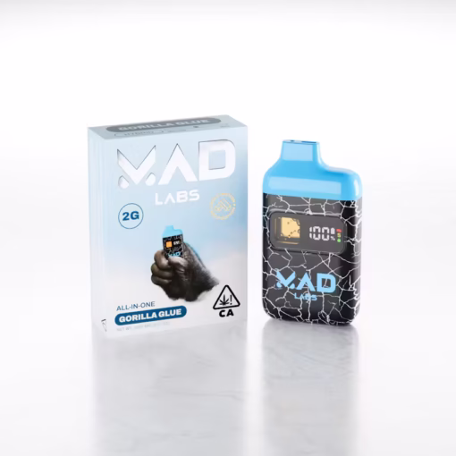 MAD LABS ALL IN ONE GORILLA GLUE 2G GOLD EDITION DISPOSABLE