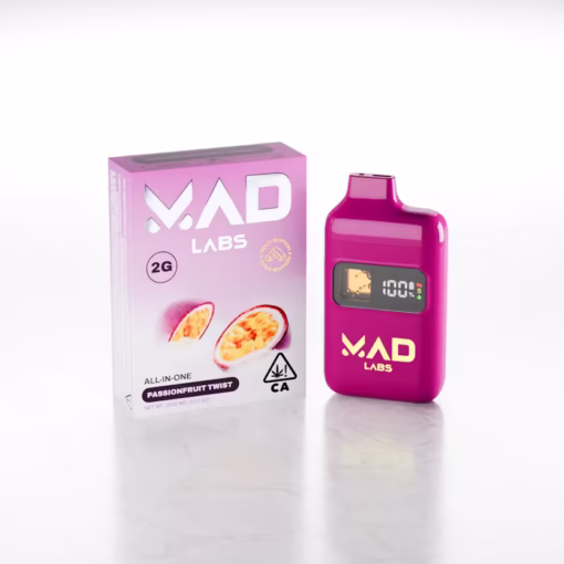 MAD LABS ALL IN ONE PASSIONFRUIT TWIST 2G GOLD EDITION DISPOSABLE