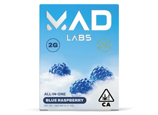 MAD LABS ALL IN ONE BLUE RASPBERRY 2G GOLD EDITION DISPOSABLE