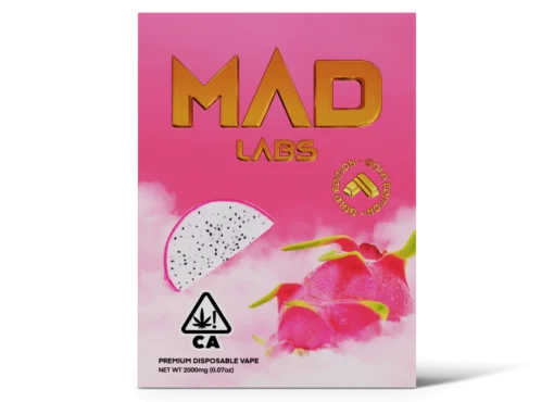 MAD LABS ALL IN ONE DRAGON FRUIT 2G GOLD EDITION DISPOSABLE