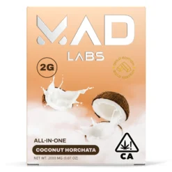 MAD LABS ALL IN ONE COCONUT HORCHATA 2G GOLD EDITION DISPOSABLE