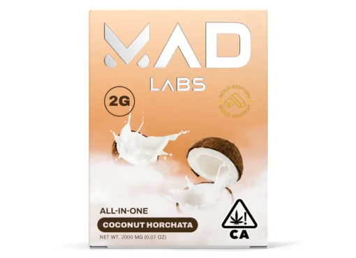 MAD LABS ALL IN ONE COCONUT HORCHATA 2G GOLD EDITION DISPOSABLE