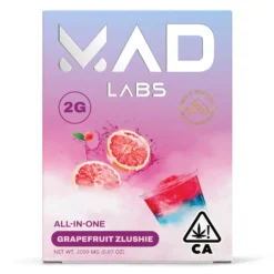 MAD LABS ALL IN ONE GRAPEFRUIT ZLUSHIE 2G GOLD EDITION DISPOSABLE