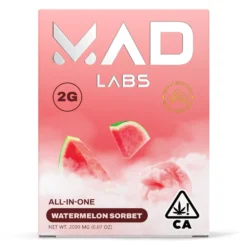 MAD LABS ALL IN ONE WATERMELON SORBET 2G GOLD EDITION DISPOSABLE