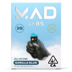 MAD LABS ALL IN ONE GORILLA GLUE 2G GOLD EDITION DISPOSABLE