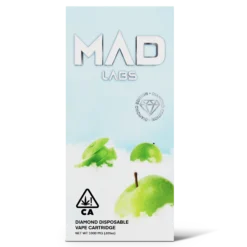 MAD LABS ALL IN ONE SOUR APPLE 1G DIAMOND EDITION DISPOSABLE