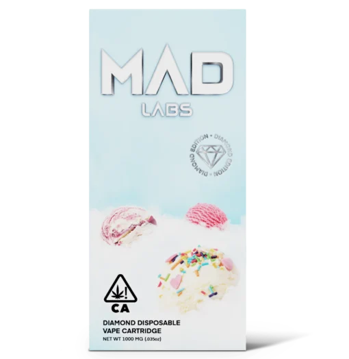 MAD LABS ALL IN ONE RAINBOW GELATO 1G DIAMOND EDITION DISPOSABLE