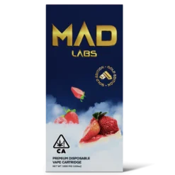 MAD LABS ALL IN ONE STRAWBERRY CHEESECAKE 1G GOLD EDITION DISPOSABLE