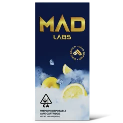 MAD LABS ALL IN ONE LEMON ICE 1G GOLD EDITION DISPOSABLE