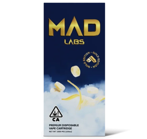 MAD LABS ALL IN ONE BANANA KUSH 1G GOLD EDITION DISPOSABLE