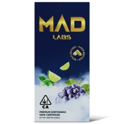 MAD LABS ALL IN ONE GRAPE LIMEADE 1G GOLD EDITION DISPOSABLE