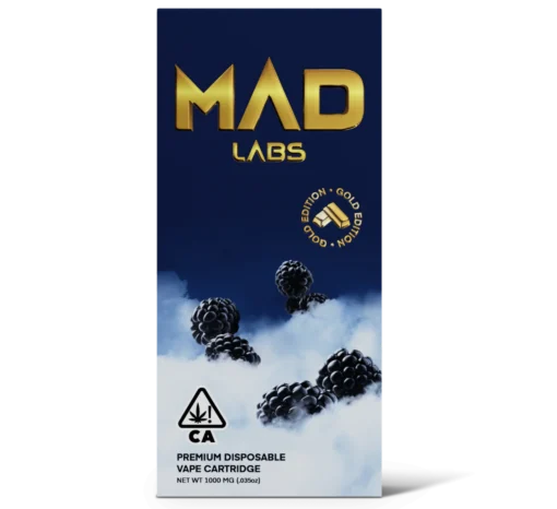 MAD LABS ALL IN ONE BLACKBERRY SMASH 1G GOLD EDITION DISPOSABLE