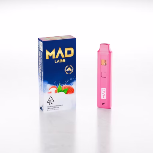 MAD LABS ALL IN ONE STRAWBERRY BANANA 1G GOLD EDITION DISPOSABLE