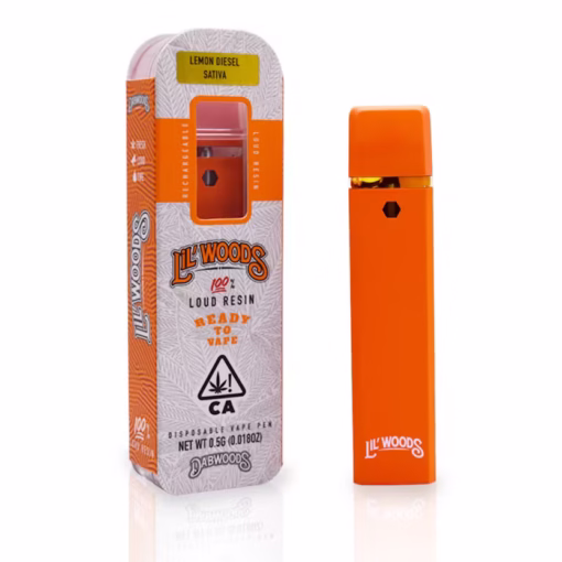 DABWOODS ALL IN ONE LEMON DIESEL 0.5G LILWOODS LIVE RESIN DISPOSABLE