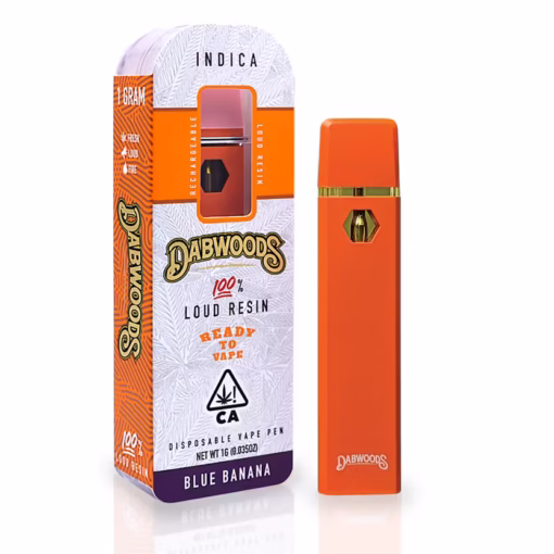 DABWOODS ALL IN ONE BLUE BANANA 1G LIVE RESIN DISPOSABLE