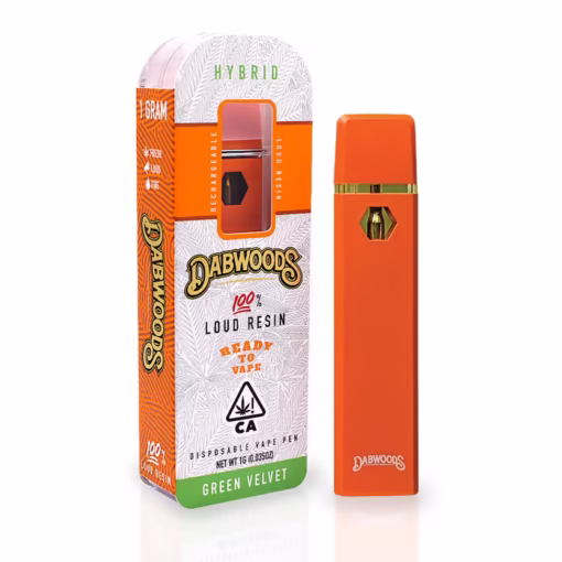 DABWOODS ALL IN ONE GREEN VELVET 1G LIVE RESIN DISPOSABLE
